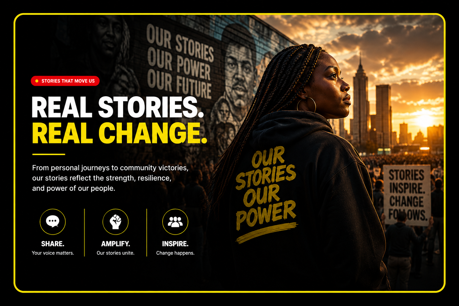 Our Stories — Black Lives Matter Georgia. Every voice matters. This page belongs to the people who lived it.
