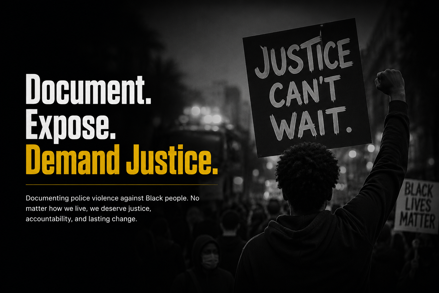 Police violence documentation and accountability work by Black Lives Matter Georgia
